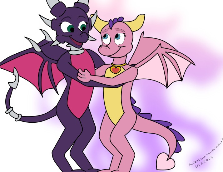 Gaze upon the pink and purple friendship! Gaze upon it, I say!